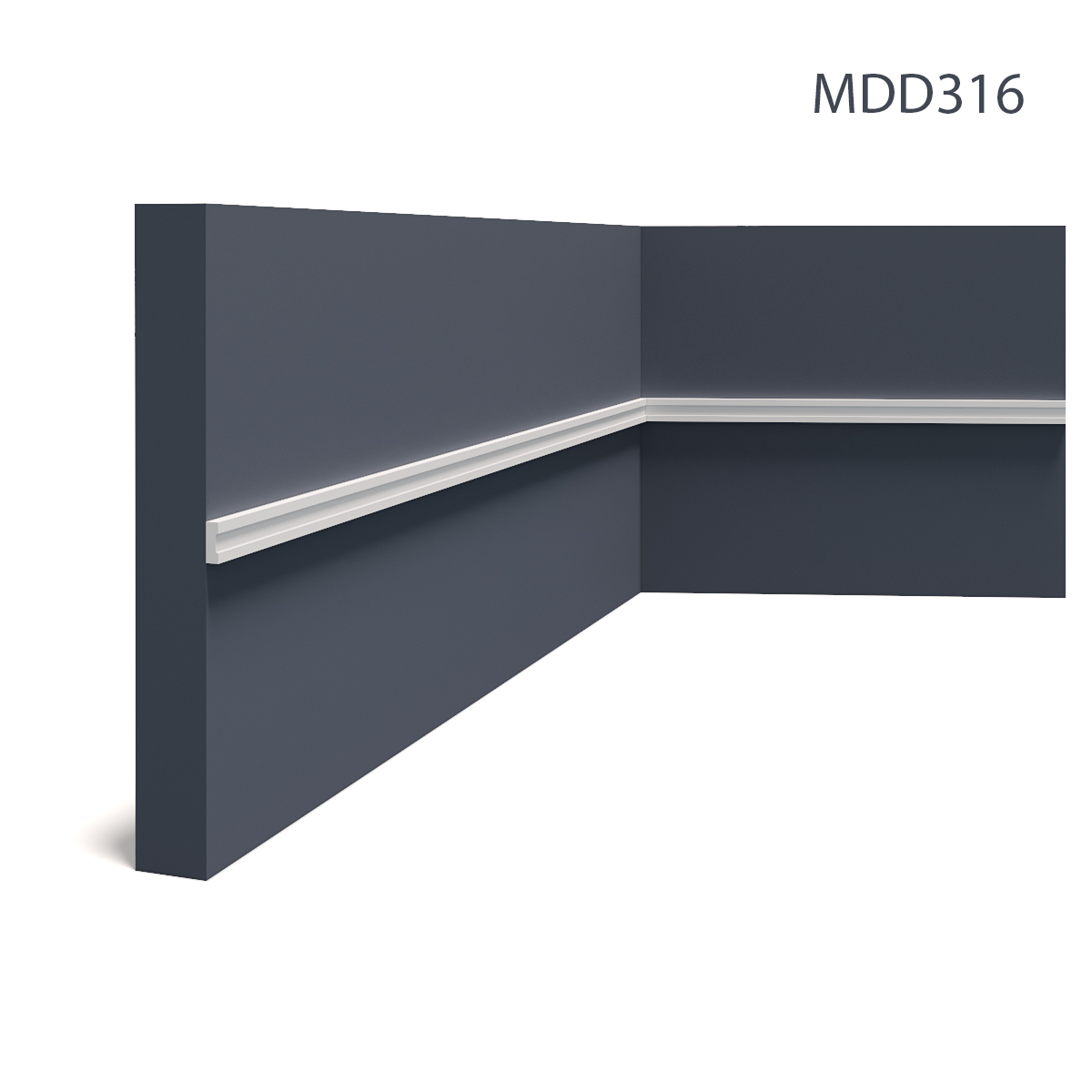 Brau decorativ mdd316, 200 x 1.5 x 0.5 cm, mardom decor 